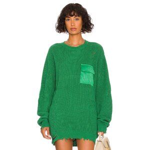 SEROYA Devin Oversized Distressed Sweater Womens Size XS